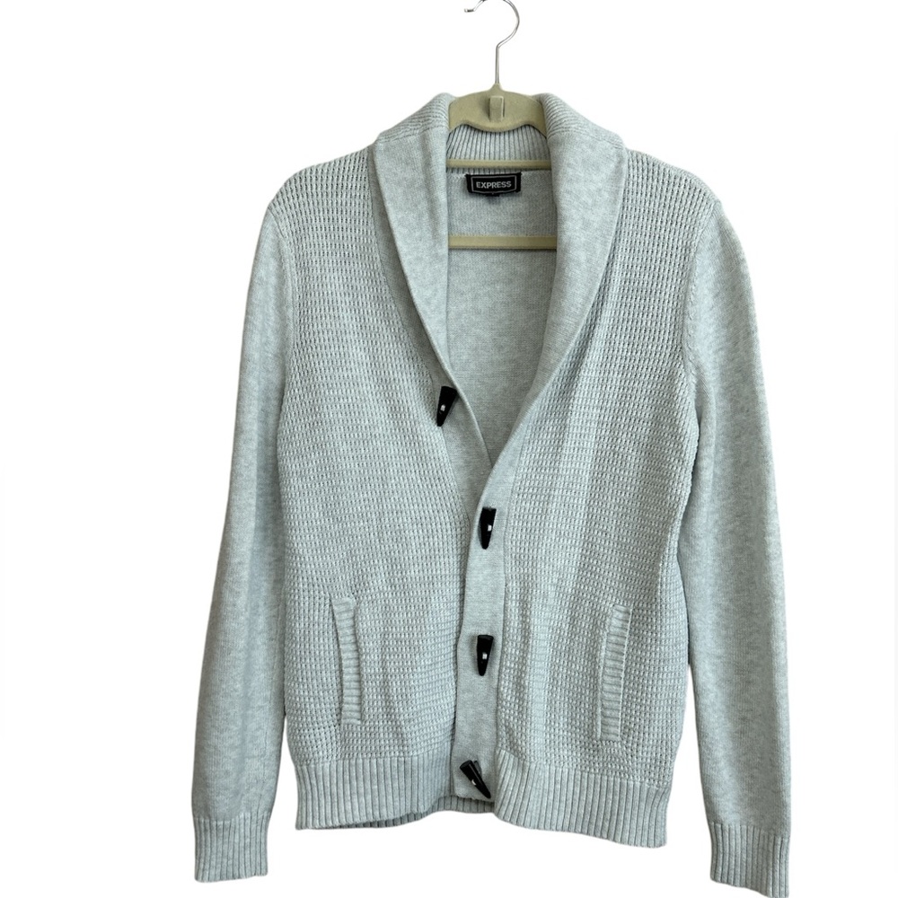 Men’s shawl collared cardigan